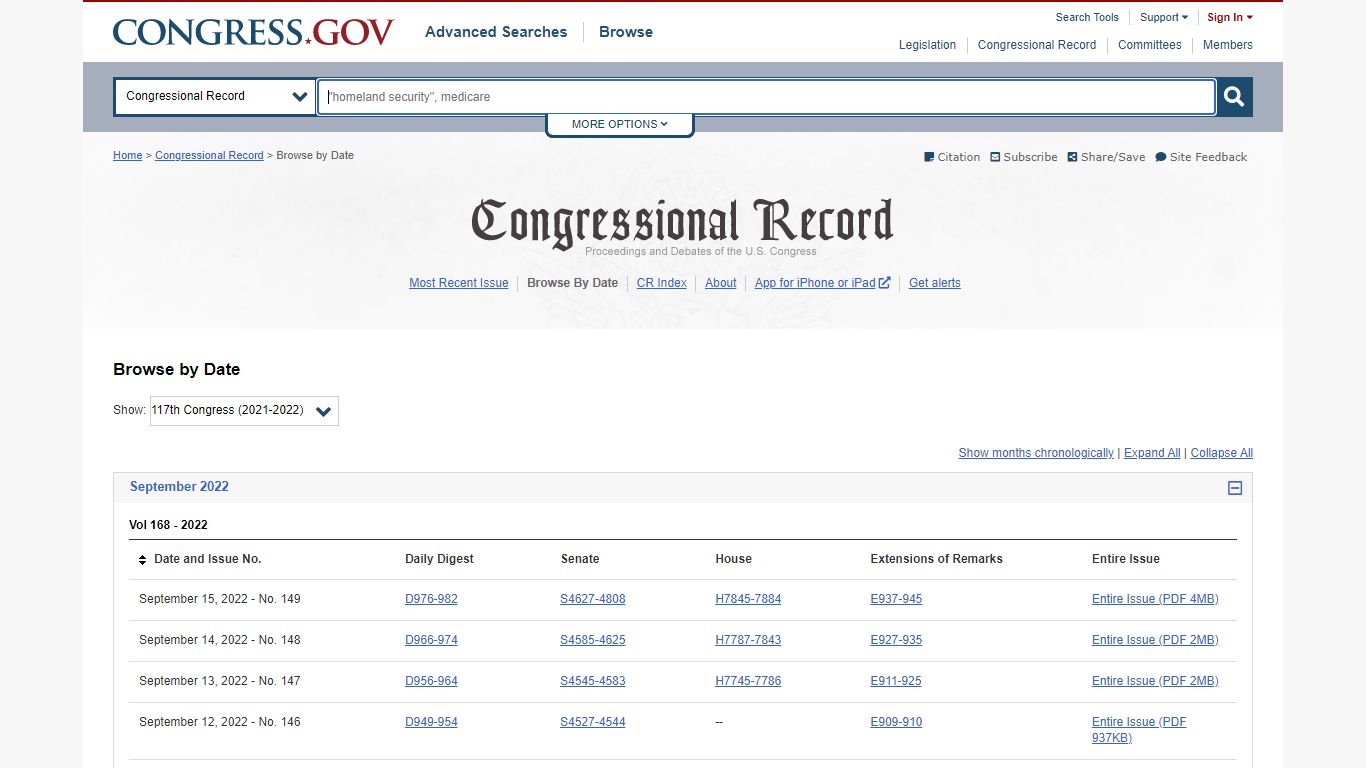 Congressional Record | Congress.gov | Library of Congress